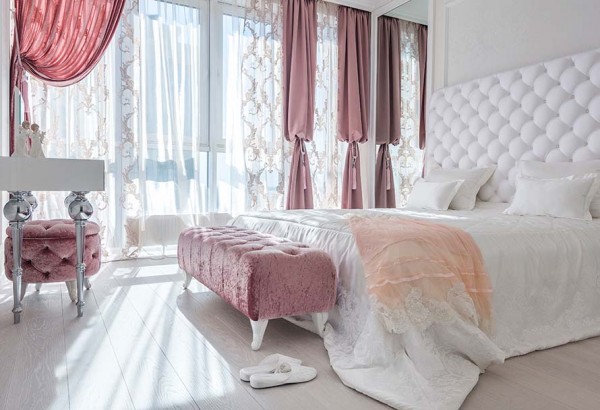 Spálňa v štýle glamour – spôsoby, ako navrhnúť luxusný priestor